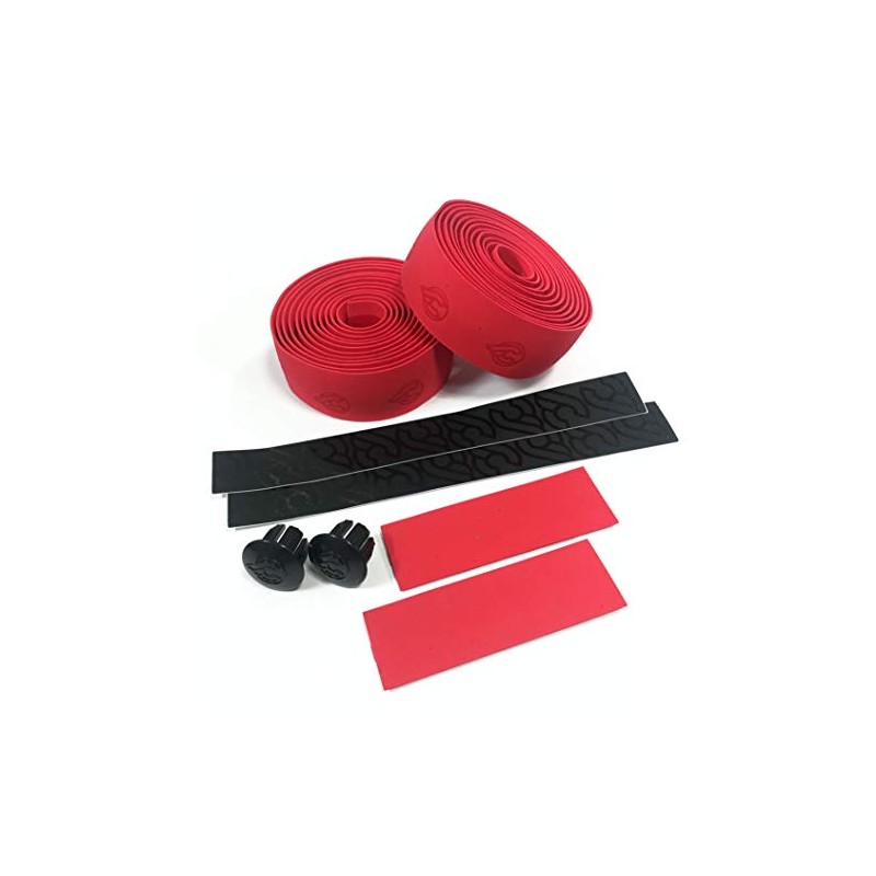 Cinelli Gel Cork Handlebar Tape, One Size, Red
