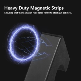 Adoreal 2 Pack Gun Rack for Gun Storage, Gun Safe Accessory for Rifles and Shotguns, Gun Holder in Gun Cabinet, Shotgun Rifle Rest, Foam Material with Magnetic Strip