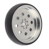 100mm Robot Wheel Metal with Neoprene Tire Industrial Robot Parts