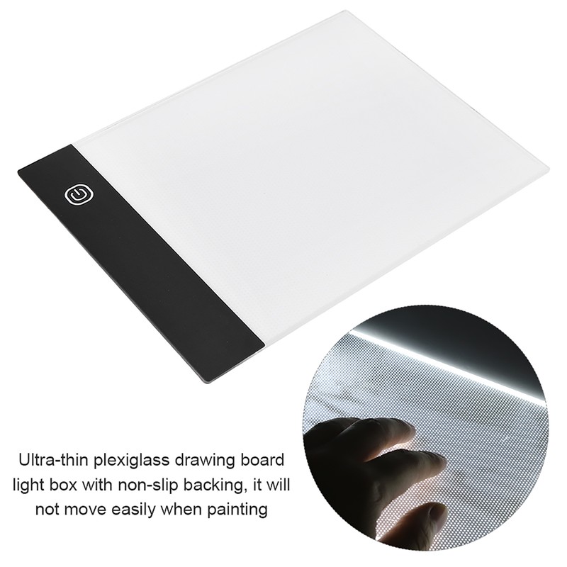 Hand Drawing LED Board Ultra Thin A6 Children USB Flip