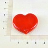 Forkart Cute Handmade Glasswork Heart Tray, Red, Width: 1.2 inches