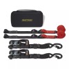 Swift Grip Ratchet Tie Down Strap Kit (2) 1.5" x