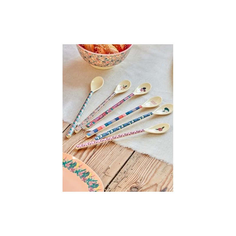 Rice Latte Melamine Spoon A New York Minute Prints Print