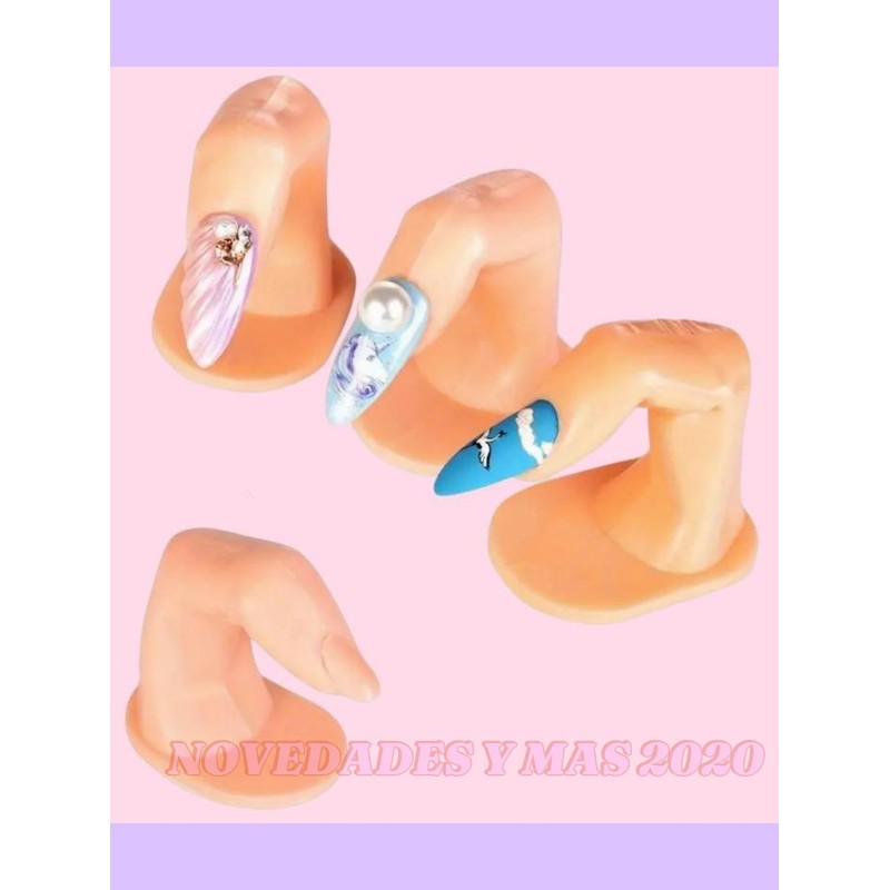 50 Piezas Dedos De Uñas Practica Para Diseños Uñas Muestrio,arte