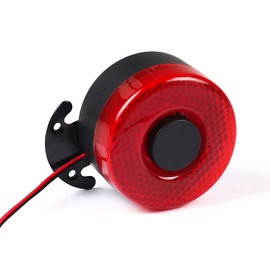 Aswalling DC 12V-24V 105DB Auto Warning Siren Sound Signal Backup Alarms Horns with LED Beep Reverse Air Horn for the Car