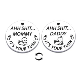 Gift for a Couple Who Have Everything,New Mom Christmas Gift,Decision Coin New Parents,New Mom and Dad Gifts,First Time Mom Gifts,New Baby Gift,Pregnancy Gifts,Valentine Gifts for Wife Husband Mom