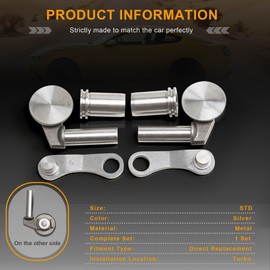 DMMOHLE DMMOHLE JL3Z6K682C JL3Z6K682D Turbocharger Wastegate Rattle Flapper Repair Kit 3.5L Compatible with Ford Expedition F150 Lincoln Navigator 2018-2021 JL3Z6K682A JL3Z6K682B