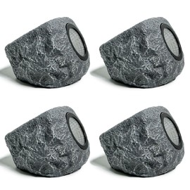 Timeflies Solar Rock Lights Outdoor (4pcs), Rock Solar Outdoor Waterproof Super Bright Glow Rocks Outdoor Garden IP65 Waterproof Garden Lights for YardGarden Yard Walkway Pathway Patio