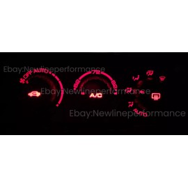 newlineperformanceLED Red Climate Control LED Bulb KIT for Acura RSX DC5 2002 - 2006