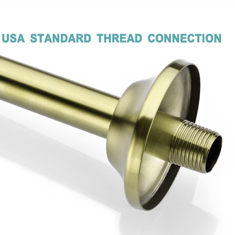 BESTILL 16 Inch L-Shaped Shower Head Extension Arm, Shower Arm