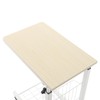 Mobile Bed Side Table, Adjustable Height Standalone Table Laptop Desk