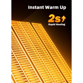 Minetom Plug in Wall Space Heater,800W Portable Small Outlet Heater with Adjustable Thermostat and Remote,Digital Display,12H Timer,ECO Mode,Fast and Safe Heat for Bathroom Office Bedroom Home,Ceramic