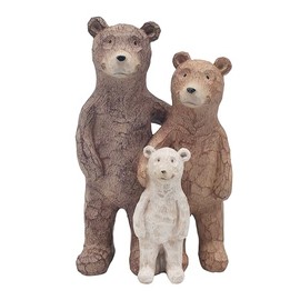 The Leonardo Collection Bear Family Figurine For Home & Office | Home Decor Ornaments Gift For Women & Men | Beautiful Figurine For Indoor & Outdoor | Living Room Decor Ornaments