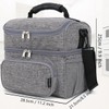 FlowFly Double Layer Cooler Insulated Lunch Bag Adult Lunch Box