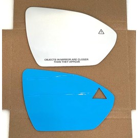 New Replacement Blind Spot Mirror Glass with Full Size Adhesive for 2022-2025 Hyundai Santa Cruz Tucson Passenger Side View Right RH