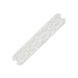 TrueCraftware- Half Size Long Polycarbonate Food Pan Drain Shelf Clear Color- Food Storage Box Drain Shelf for Restaurant Hotel Pans Food Prep Fruits Vegetables Beans Corns Restaurant Kitchen