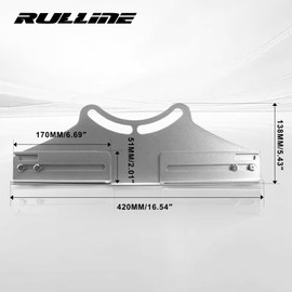 RULLINE 2PS Toe Alignment Tool with Digital Angle Finder, Wheel Alignment Plates Automotive Kit for Car and Truck, Accurate and Fast Toe Measurement,Compatible with M14 Wheel Bolts