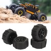 VGEBY 4pcs RC Tyre Wheel, Strong Grip Pattern RC Car