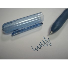 Newell Brands 10 x Papermate Inkjoy Gel Ink Pen, 0.5mm Fine Point Nib, Capped Stick Pens, Slate Blue - Loose in Plain Packaging [ASIA IMPORT]