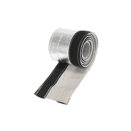 Partuto Car Heat Shroud 3/8" ID 3.2ft Aluminized Sleeving Shield Sleeve Replacement