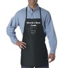 Hot4TShirts World's Best Cook Apron Men's (Black)