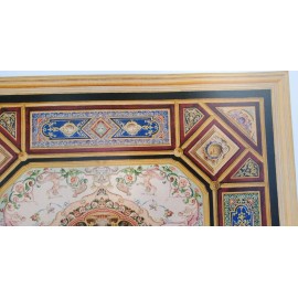 Itsy Bitsy Mini Dollhouse Ceiling Mural Wallpaper Victorian Painted Style  1:12 Scale Itsy Bitsy