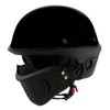 Milwaukee Helmets MPH9831DOT 'Rascal' 3/4 Open Face Gloss Black 2