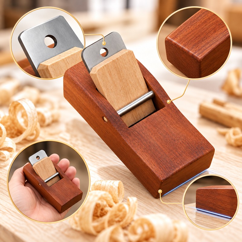 Mini Woodworking Hand Planer – Compact Wood Plane with Carbon