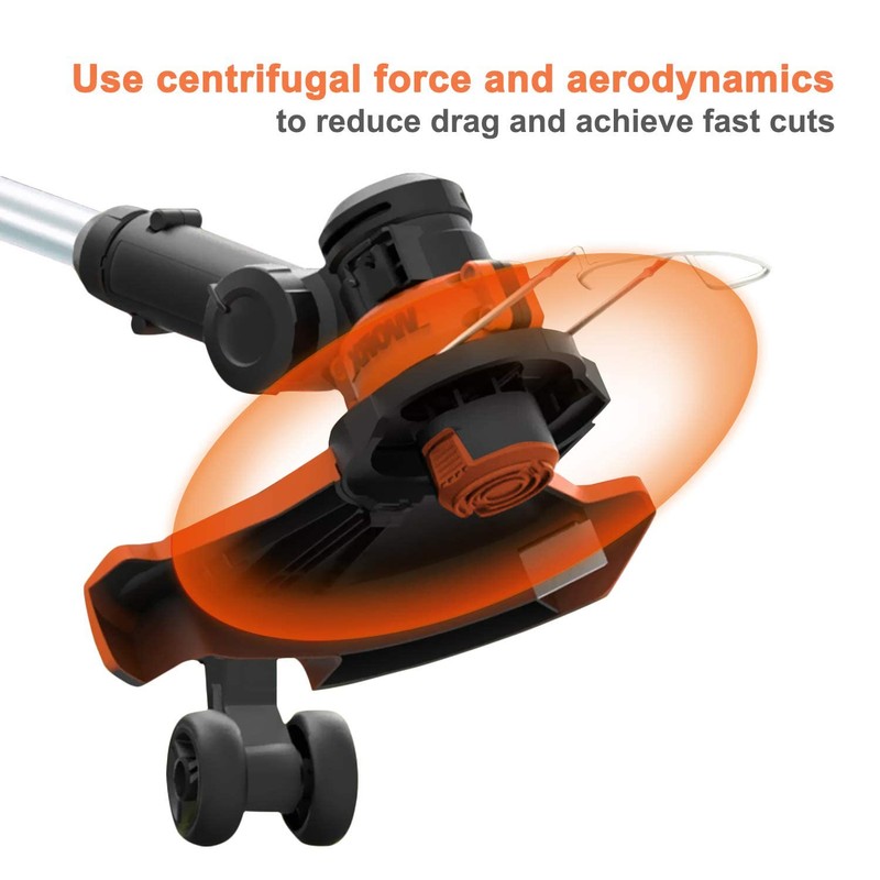 Worx Strimmer Spool Lawn Mower with 4 Pcs Spool Lawn