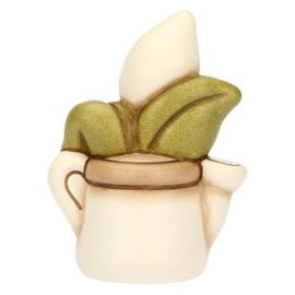 THUN - Mini Gießkanne mit Calla - Keramik - Kollektion Bomboniera - 4,6 x 3,3 x 6,1 cm
