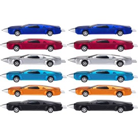 LSFCHYBY12PCS Sports Car Pens Car Ballpoint Pen Funny pens for Kids Novelty Pens Cute Pens Cool Kids Pens School Supplies Racing Car Pens Gifts for Children(Blue ink)
