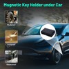 Jeqqinuz Upgraded Magnetic Key Box for Under Car Vehicles, Large