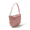 Baggallini Womens Modern Everywhere Half Moon Crossbody, Woodrose