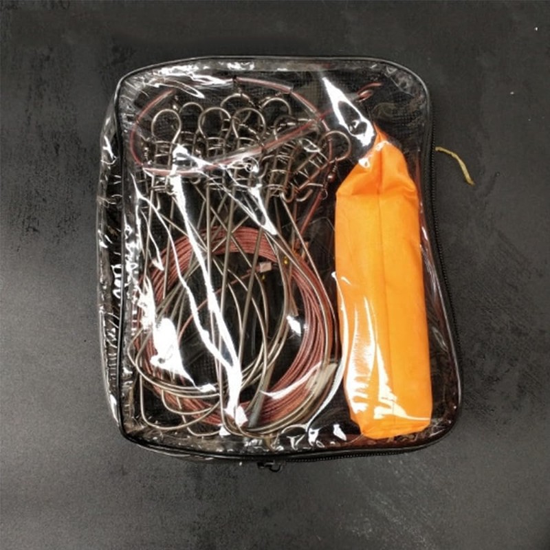 Fish Stringer Buckle Locks, 10 Fishing Snap Locks with Float