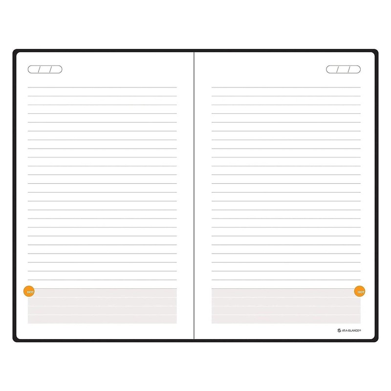 AT-A-GLANCE Plan.Write.Remember. Perfect Bound Planning Notebook, Lined with Monthly Calendars,