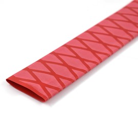 eTekGo X-Tube Heat Shrink Wrap Tubing 39"&64" Lengths for Rod Grips-5 Color 14 Sizes (Red, Diamter：35mm; Length：39")