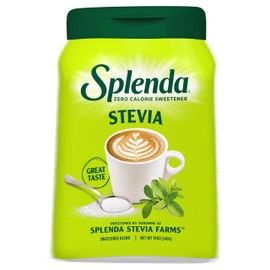 SPLENDA Stevia Zero Calorie Sweetener, Plant Based Sugar Substitute Granulated Powder, 19 oz Jar