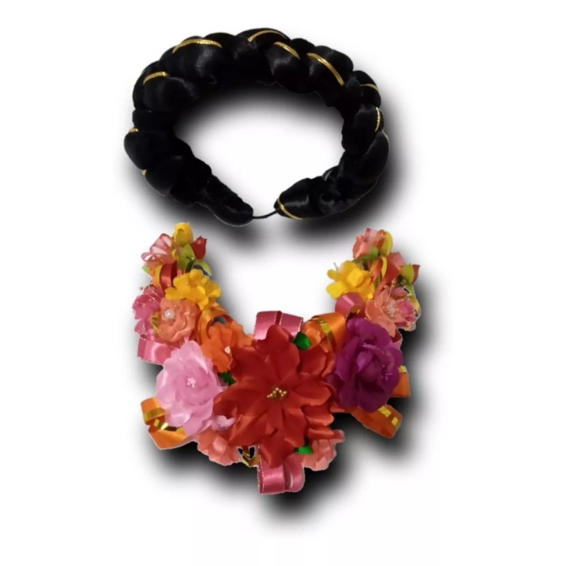 Xaba Escarú Trenza Y Guía De Flores Para El Traje