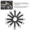 24Pcs Exhaust Manifold Stud Nut Kit Fit for Toyota 1HZ