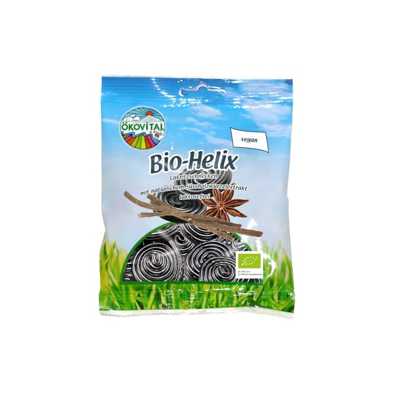 Ökovital Bio Helix Liquorice Snails (2 x 80 g)