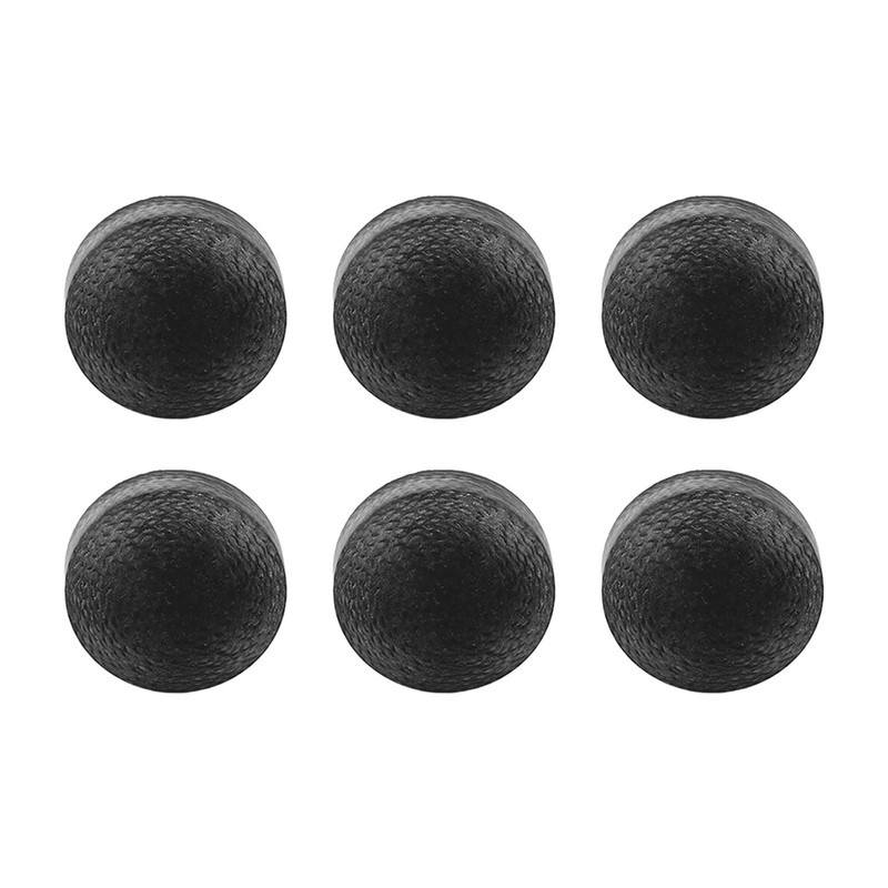 6pcs Billiard Pool Cue Tips 14mm Crystal Pool Cue Tips