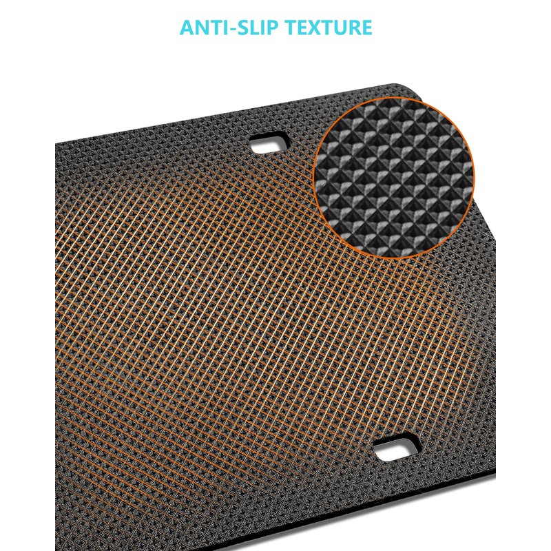 License Plate Anti Rattle Pads 2 Pack - EVA Foam