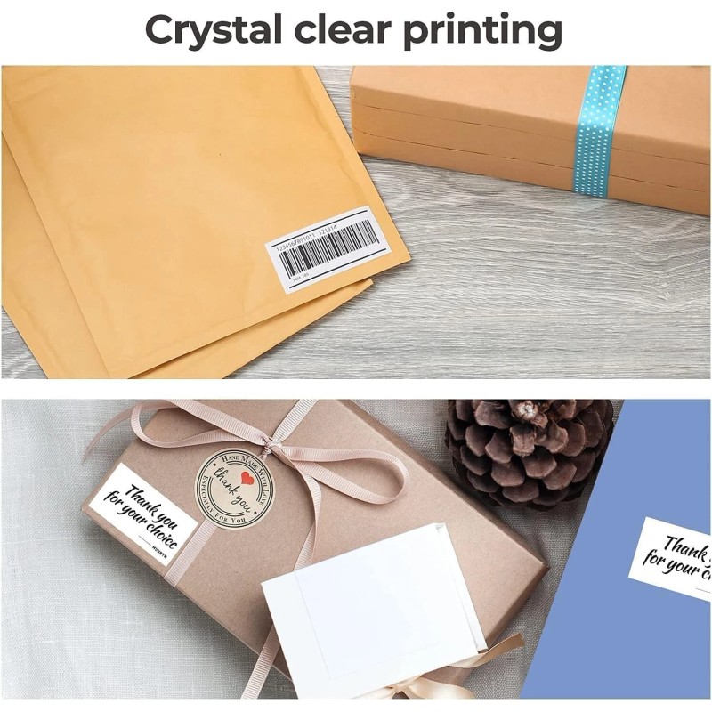 1000/Roll 2.25" X 1.25" Direct Thermal Labels Multi-Purpose for Thermal