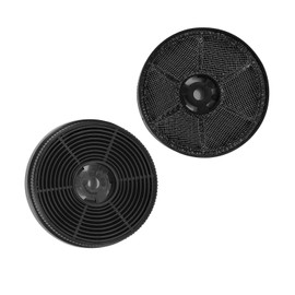 Range hood carbon filter suitable for Tieasy range hood GD17 TD17, SNDOAS wall mounted models GD17, GD24, circular replacement charcoal ventilation filter 2-piece set