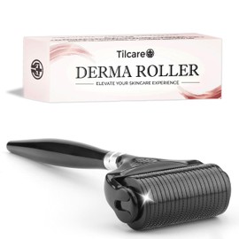 Ultra-Wide Derma Roller for Face - At-Home Microneedling Kit, 0.25 mm Microneedle for Skin Care, Scalp, Hair and Beard, Superior to a Microneedling Pen/Derma Pen