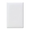 HPM Linea Blank Cover Plate, White