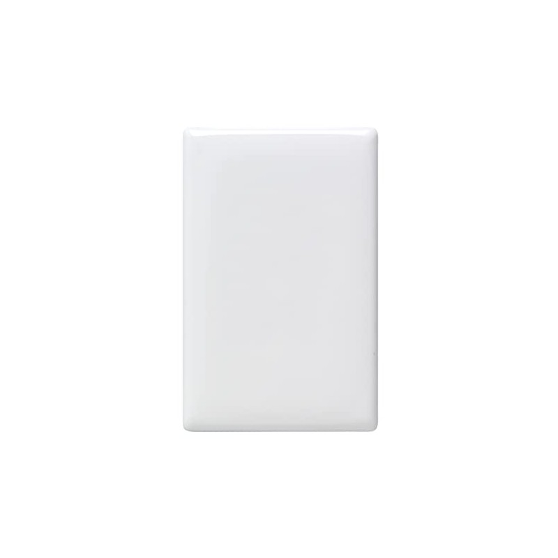 HPM Linea Blank Cover Plate, White