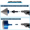 Core Drill Bit Arbor Adapter, 3/8" Hex Shank to 5/8-11