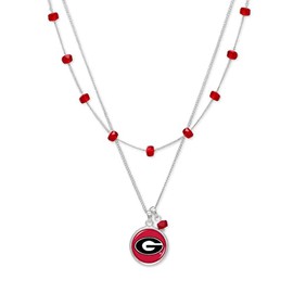 From the Heart Georgia Bulldogs Ivy Necklace Silver Chain Jewelry Gift UGA