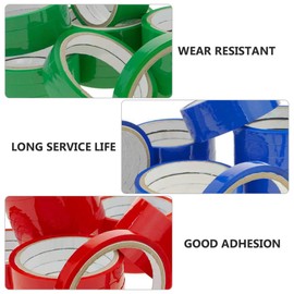 ORFOFE Duct Tape Bag Sealing Tapes Colored Masking Tape 18 Pcs 12mm bag tie machine tape clear bag sealing tape sealer tape Poly Bag Sealing Packing Tape Refills Whiteboard Art Tape Clear Tape
